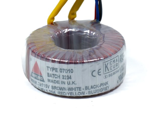 Ringkerntrafo 2x 6V - 15VA - 07010