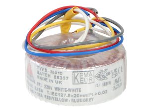Amplimo 08010 ringkerntrafo 230V naar 2x 6V 15VA