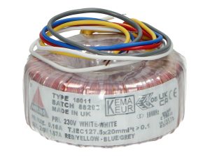 Amplimo 08011 ringkerntrafo 230V naar 2x 9V 30VA