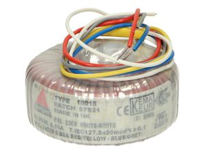 Amplimo 18015 ringkerntrafo 230V naar 2x 22V 30VA