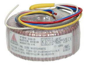 Amplimo 28013 ringkerntrafo 230V naar 2x 15V 50VA