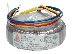Amplimo 38011 ringkerntrafo 230V naar 2x 9V 80VA