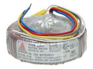 Amplimo 38012 ringkerntrafo 230V naar 2x 12V 80VA