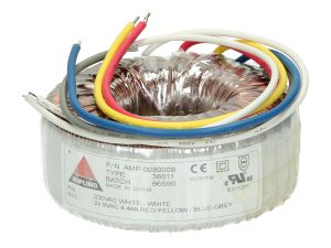 Amplimo 38611 ringkerntrafo 230V naar 2x 9V 80VA