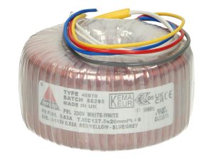 Amplimo 48070 ringkerntrafo 230V naar 2x 115V 120VA