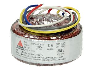 Amplimo 48614 ringkerntrafo 230V naar 2x 18V 120VA