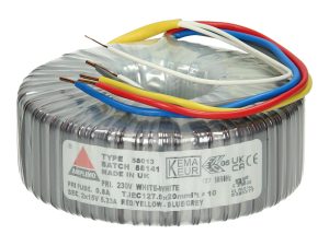 Amplimo 58013 ringkerntrafo 230V naar 2x 15V 160VA