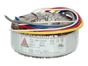 Amplimo 58611 ringkerntrafo 230V naar 2x 6V 160VA