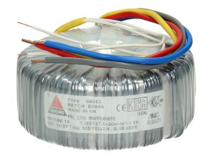 Amplimo 68013 ringkerntrafo 230V naar 2x 15V 225VA