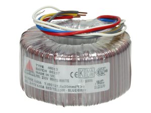 Amplimo 48013 ringkerntrafo 230V naar 2x 15V 120VA