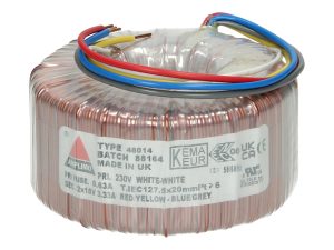 Amplimo 48014 ringkerntrafo 230V naar 2x 18V 120VA