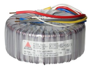 Amplimo 78014 ringkerntrafo 230V naar 2x 18V 300VA