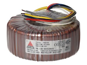 Amplimo 78019 ringkerntrafo 230V naar 2x 33V 300VA