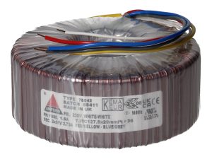 Amplimo 78042 ringkerntrafo 230V naar 2x 55V 300VA