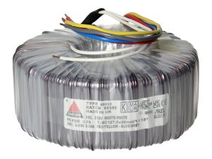 Amplimo 88033 ringkerntrafo 230V naar 2x 50V 500VA