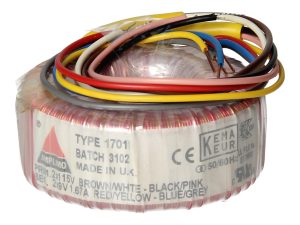 Amplimo 17011 ringkerntrafo 2 x 115V naar 2x 9V 30VA