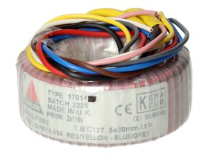 Amplimo 17014 ringkerntrafo 2 x 115V naar 2x 18V 30VA