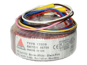 Amplimo 17019 ringkerntrafo 2 x 115V naar 2x 33V 30VA