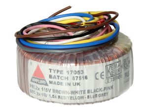 Amplimo 17053 ringkerntrafo 2 x 115V naar 2x 10V 30VA