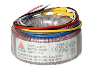 Amplimo 27015 ringkerntrafo 2 x 115V naar 2x 22V 50VA
