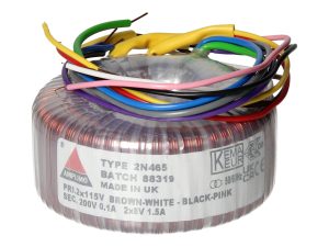 Amplimo voedingstrafo voor buizenversterker 2N465