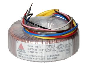 Amplimo 37014 ringkerntrafo 2 x 115V naar 2x 18V 80VA