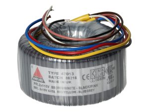 Amplimo 47013 ringkerntrafo 2 x 115V naar 2x 15V 120VA