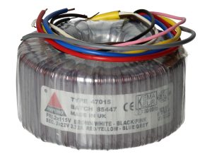 Amplimo 47015 ringkerntrafo 2 x 115V naar 2x 22V 120VA