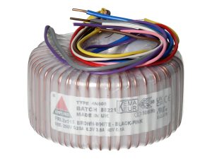 Amplimo voedingstrafo voor buizenversterker 4N605