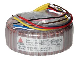 Amplimo 57013 ringkerntrafo 2 x 115V naar 2x 15V 160VA