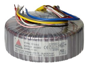 Amplimo 57015 ringkerntrafo 2 x 115V naar 2x 22V 160VA