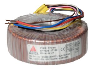 Amplimo 57016 ringkerntrafo 2 x 115V naar 2x 25V 160VA