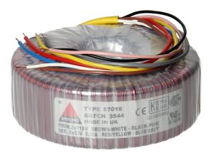 Amplimo 57019 ringkerntrafo 2 x 115V naar 2x 33V 160VA
