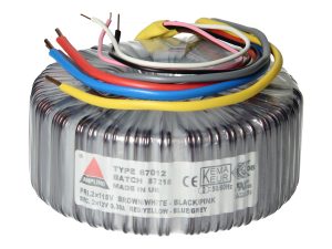 Amplimo 67012 ringkerntrafo 2 x 115V naar 2x 12V 225VA
