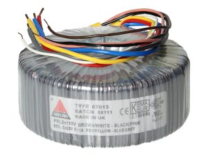 Amplimo 67015 ringkerntrafo 2 x 115V naar 2x 22V 225VA