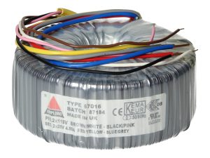 Amplimo 67016 ringkerntrafo 2 x 115V naar 2x 25V 225VA