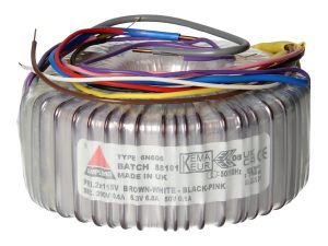 Amplimo voedingstrafo voor buizenversterker 6N606