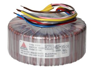 Amplimo 77015 ringkerntrafo 2 x 115V naar 2x 22V 300VA
