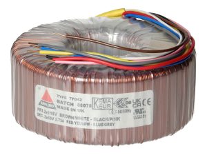 Amplimo 77042 ringkerntrafo 2 x 115V naar 2x 55V 300VA