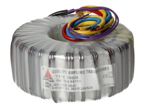 Amplimo 7N524 ringkerntrafo 400V naar 0 - 18V - 24V 240VA