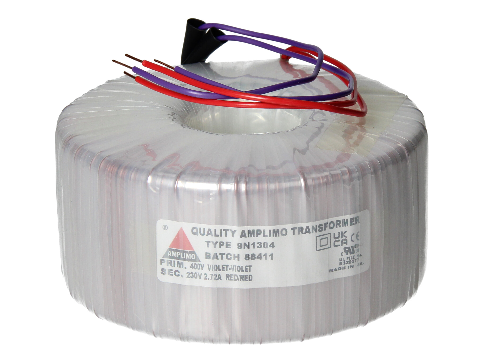 Amplimo 9N1304 ringkerntrafo 400V naar 230V 625VA