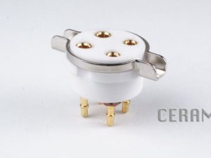 American 4 pin buisvoet voor CHASSIS montage, HIGH-END keramisch