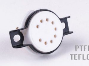 Noval buisvoet voor CHASSIS montage, HIGH-END teflon