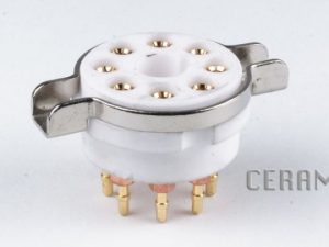 Octal buisvoet voor CHASSIS montage, HIGH-END keramisch