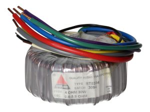 Amplimo RT0304 ringleidingtrafo 4 ohm 30W