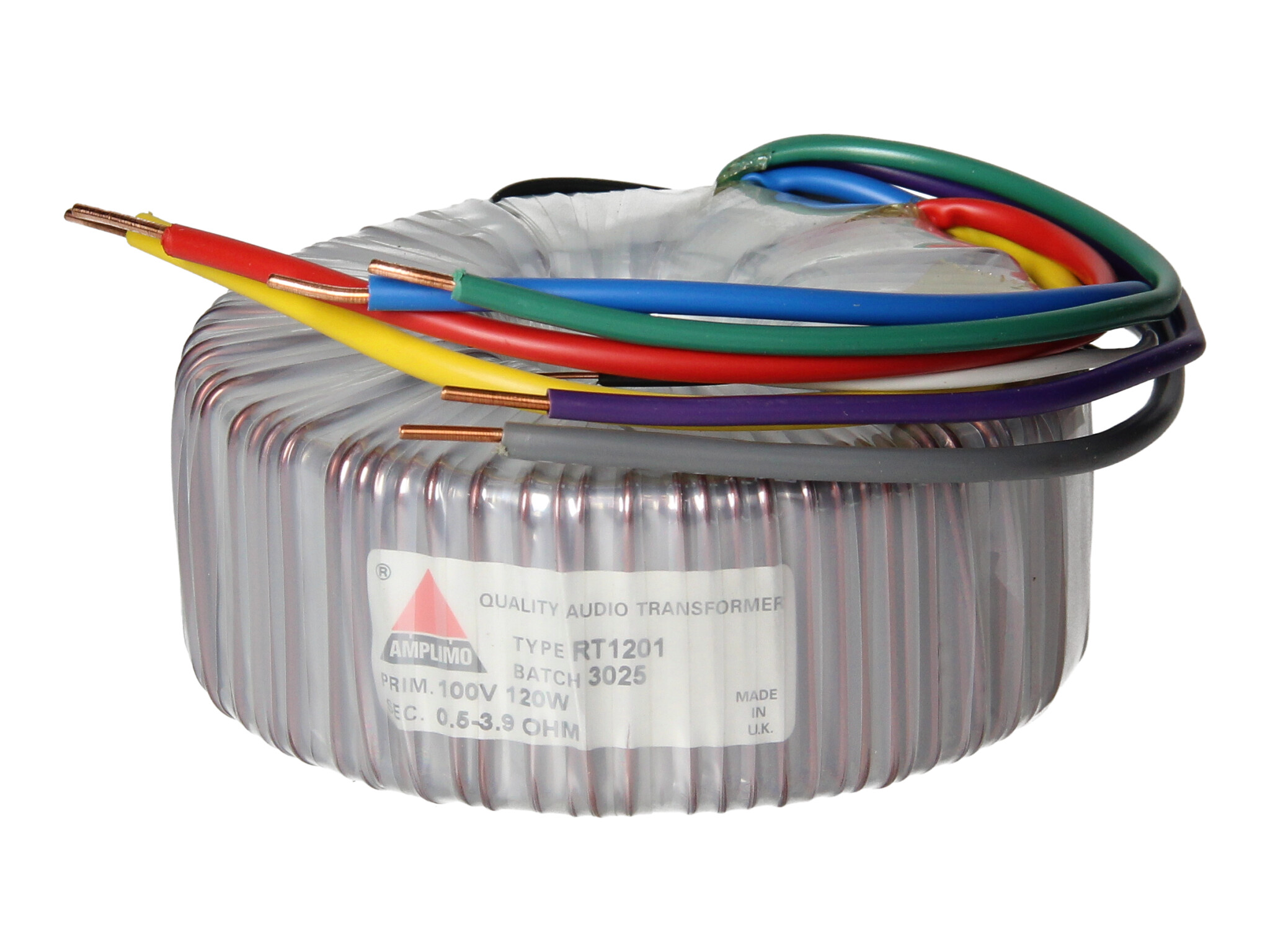 Amplimo RT1201 ringleidingtrafo 100V 120W